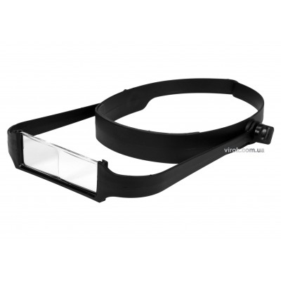 Лупа в пластиковой оправе VOREL с креплением на голову и регулировкой Лупа в пластиковой оправе VOREL с креплением на голову и регулировкой