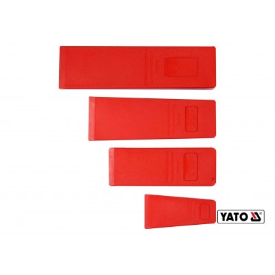 Набор пластиковых клиньев для раскалывания дерева YATO YT-79884 (300/245/205/136 мм, 4 шт)