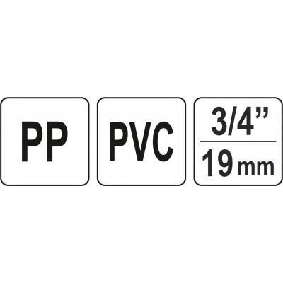 Вентили для сборного бака дождевой воды из ПВХ FLO Ø3/4" 3 шт