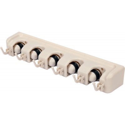 Вішалка для присадибного інвентара FLO, 6 гаків і 5 комірок з діапаз.- 18х 32 мм Вішалка для присадибного інвентара FLO, 6 гаків і 5 комірок з діапаз.- 18х 32 мм