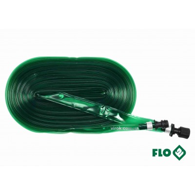 Шланг ПВХ плоский с отверстиями для орошения FLO 89361 (16 мм x 15 м)