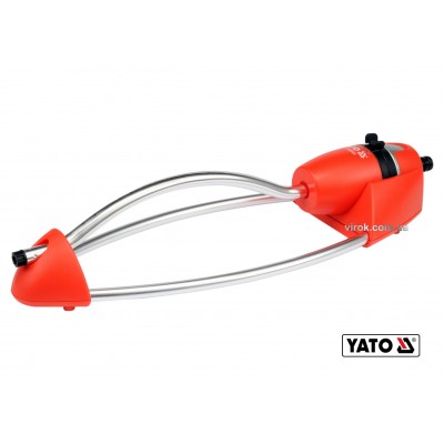 Ороситель осцилляционный YATO YT-99845 (к шлангу 1/2", 17 отверстий, ABS-пластик + алюминий) Ороситель осцилляционный YATO YT-99845 (к шлангу 1/2", 17 отверстий, ABS-пластик + алюминий)