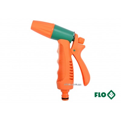 Ороситель-пистолет 3-режимный FLO 89214 (к шлангу 1/2", ABS-пластик) Ороситель-пистолет 3-режимный FLO 89214 (к шлангу 1/2", ABS-пластик)