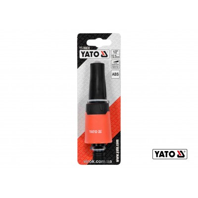 Ороситель прямой YATO YT-99830 к шлангу 1/2", ABS-пластик