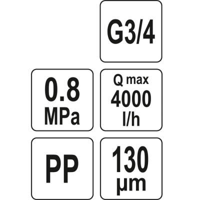 Фильтр водяной для оросительных систем FLO 88930 (подсоединение- 3/4", фильтр- 130 мкм, 0,8 MPa) Фильтр водяной для оросительных систем FLO 88930 (подсоединение- 3/4", фильтр- 130 мкм, 0,8 MPa)