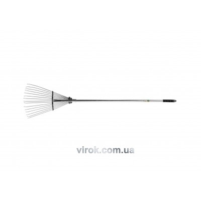 Грабли веерные с металлической ручкой FLO 99400 (530 мм, 15 зубов) Грабли веерные с металлической ручкой FLO 99400 (530 мм, 15 зубов)