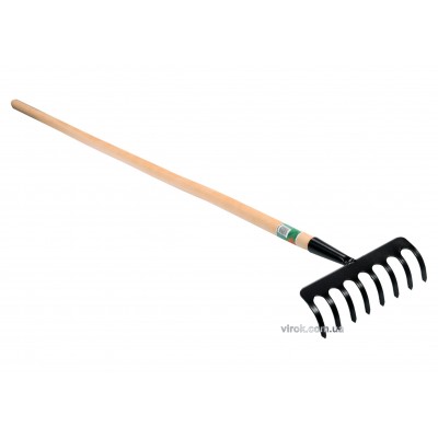 Грабли садовые металлические с деревянной ручкой FLO 35741 (8 зубов) Грабли садовые металлические с деревянной ручкой FLO 35741 (8 зубов)
