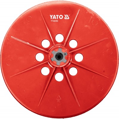 Насадка кругла для шліфмашин YT-82340 і YT-82350 YATO Ø225 мм