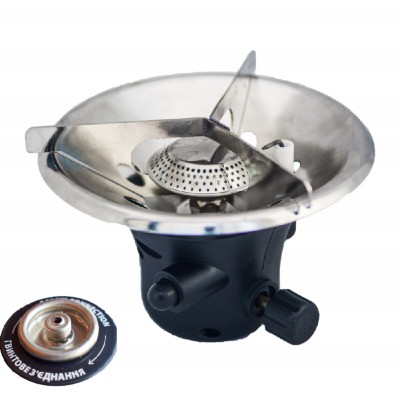 Горелка газовая туристическая PIEZO Virok 44V173-1 (с резьбовым 7/16 соединением) Горелка газовая туристическая PIEZO Virok 44V173-1 (с резьбовым 7/16 соединением)