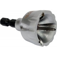 Знімач фаски YATO на 6-гран. шпинделі- 1/4", Ø= 3-19 мм, глиб.- 12 мм