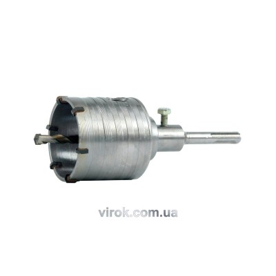 Свердло коронка по бетону VOREL : Ø= 65 мм, з направляючою, SDS хвостовик [24]