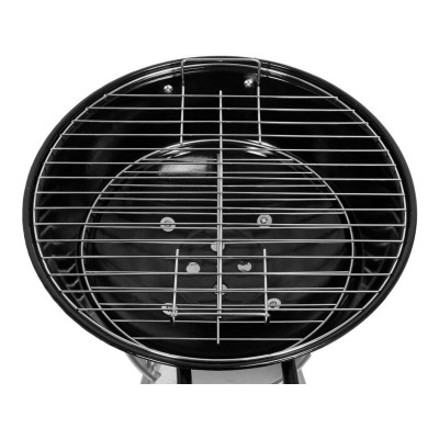 Гриль круглый угольный LUND 99906, (решетка Ø= 41см, на 4 ножках/2 колеса с крышкой, 47х44х73 см)