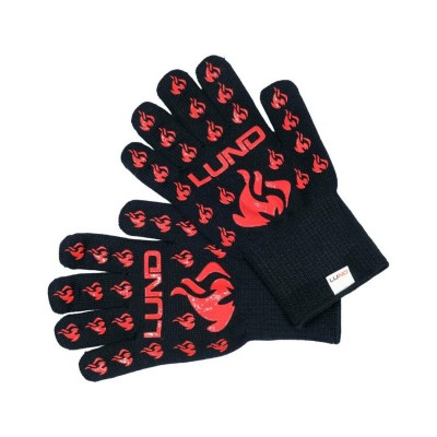 Перчатки термостойкие для гриля LUND 99820 (t≤ 500 ºC, l= 30 см, из хлопка, силикона, полиэстера)