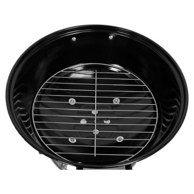 Гриль круглый угольный LUND 99906, (решетка Ø= 41см, на 4 ножках/2 колеса с крышкой, 47х44х73 см)