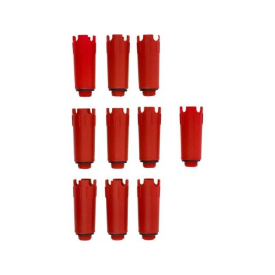 Заглушки монтажные к гидросистемам VOREL Ø= 1/2", красные, 10 шт Заглушки монтажные к гидросистемам VOREL Ø= 1/2", красные, 10 шт