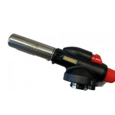 Горелка газовая VIROK 44V198 (с резьбовым 7/16 соединением, пьезо, ceramic) Горелка газовая VIROK 44V198 (с резьбовым 7/16 соединением, пьезо, ceramic)