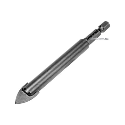 Свердло по склу і кераміці STHOR : YG6X, HEX-1/4", Ø= 12 x 100 мм