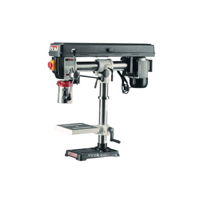 Сверлильно-радиальный станок JET JDR-34 настольный (230В, 0,6 кВт. МК2/В16 св. Ø≤ 16мм. 0-90°/0-45)