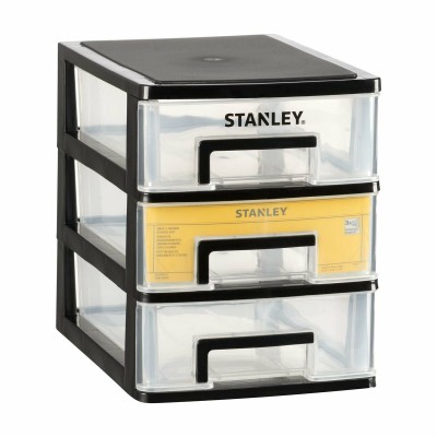 Ящик STANLEY ESSENTIAL L STST40712-1 (вертикальный с 3 выдвижными секциями, пластмассовый, 34 x 25 x 32 см)