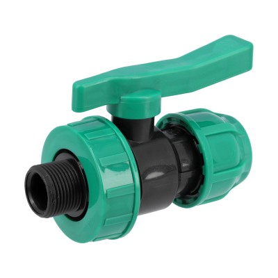 Кран шаровой к водяным пластиковым трубам FLO (Ø= 25мм Х 3/4" M-резьба из полипропил, для давления 16 Bar) Кран шаровой к водяным пластиковым трубам FLO (Ø= 25мм Х 3/4" M-резьба из полипропил, для давления 16 Bar)