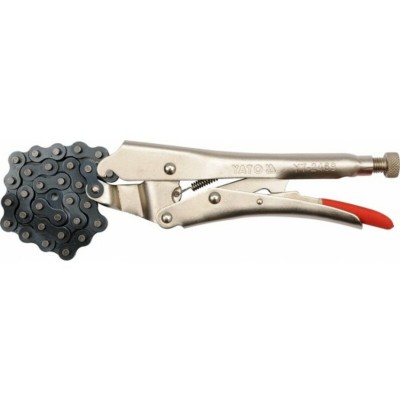 Клещи для сварки с цепью YATO YT-2469: 10", l=250мм, Ø ≤ 500 мм