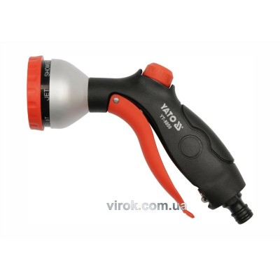 Пистолет оросительный с насадкой на шланг YATO YT-8959 (Ø=1/2", 7-позиций)
