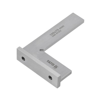 Угольник слесарный 90° YaTo YT-70761 (с широким основанием, 100 х 70 мм) Угольник слесарный 90° YaTo YT-70761 (с широким основанием, 100 х 70 мм)