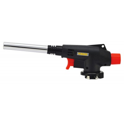 Горелка газовая VIROK 44V205 с цанговым (быстрым) соединением, Piezo Горелка газовая VIROK 44V205 с цанговым (быстрым) соединением, Piezo