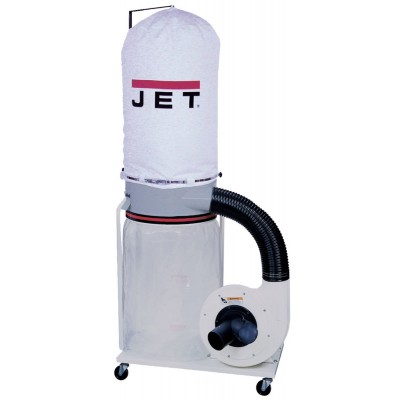 Витяжна устатковина JET DC-1100A : 230В, 1.9(1.1)кВт; продукт.-1620м³/год, порох. збір.V=150л