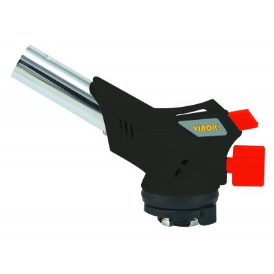 Горелка газовая VIROK 44V211 с цанговым (быстрое) соединением, Piezo 360° Горелка газовая VIROK 44V211 с цанговым (быстрое) соединением, Piezo 360°