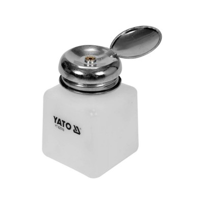 Флакончик с дозатором и насосом YaTo YT-82516 (для растворов, V= 100 мл с ESD аморфного полимера)