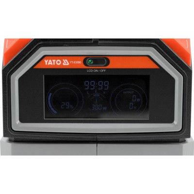 Портативная станция YaTo YT-83090 (315 ВтГод, выход-300/600 Вт, порты: 230V AC, разные USB)