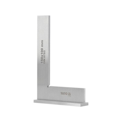 Угольник слесарный 90° YaTo YT-70762 (с широким основанием, 150 х 100 мм) Угольник слесарный 90° YaTo YT-70762 (с широким основанием, 150 х 100 мм)