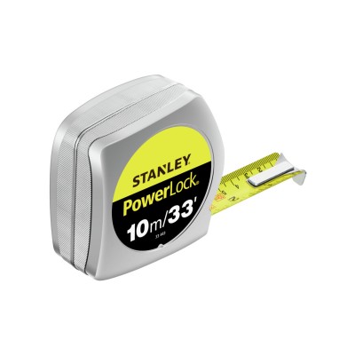 Рулетка STANLEY Powerlock 0-33-443 (L= 10 x 25 мм. комбинированная, стальная из покр. Mylar, хром. корпус) Рулетка STANLEY Powerlock 0-33-443 (L= 10 x 25 мм. комбинированная, стальная из покр. Mylar, хром. корпус)