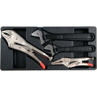 Вклад в инструментальный шкаф YaTo YT-55444 (2 разводных ключа - 200, 250 мм, 2 зажима - 150, 250 мм) Вклад в инструментальный шкаф YaTo YT-55444 (2 разводных ключа - 200, 250 мм, 2 зажима - 150, 250 мм)