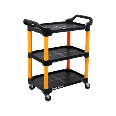 Тележка для мастерских Vorel 81863 (на 4-колесах, макс. нагруз 120кг, 965x810x435 мм, полка- 660х435мм)