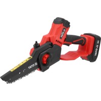 Пила цепная аккумуляторная YATO YT-828133 (18 В Li-Ion 2 АГод, шина- 7/17,6 см, 31 звено) Пила цепная аккумуляторная YATO YT-828133 (18 В Li-Ion 2 АГод, шина- 7/17,6 см, 31 звено)