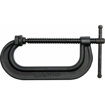 Струбцина YATO YT-6423 с винтовым зажимом (тип "C", l=150 мм (6"))