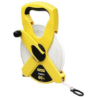 Рулетка STANLEY Longtape Fiberglass 2-34-795 (L=60 м х 12,7 мм, пласт. корпус, полотно из стекловолокна) Рулетка STANLEY Longtape Fiberglass 2-34-795 (L=60 м х 12,7 мм, пласт. корпус, полотно из стекловолокна)