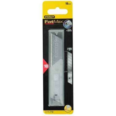 Лезвия сменные с отломными сегментами STANLEY FatMax 2-11-718 (M=18 мм. 10 шт/уп)