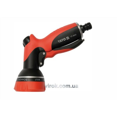 Пистолет оросительный с насадкой на шланг YATO YT-8958 (Ø=1/2", 6-позиционная)