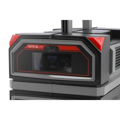 Портативная станция YaTo YT-83091 (504 ВтГод, выход 600/1200Вт, порты: 230V AC, разные USB) Портативная станция YaTo YT-83091 (504 ВтГод, выход 600/1200Вт, порты: 230V AC, разные USB)