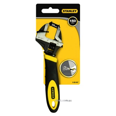 Ключ разводной STANLEY MaxSteel 2-90-947 (L=150 мм, max 24 мм) Ключ разводной STANLEY MaxSteel 2-90-947 (L=150 мм, max 24 мм)