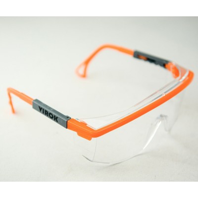 Очки защитные VIROK 82V112 (прозрачные, покрытые от запотевания и царапин, открытые)