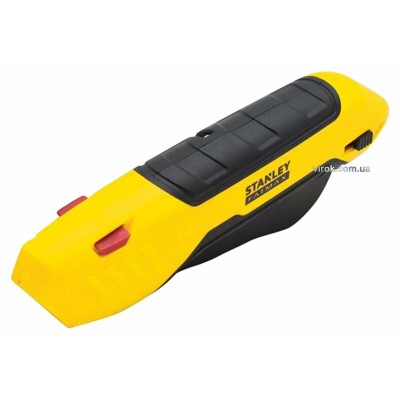 Нож безопасный STANLEY FatMax FMHT10369-0 с выдвижным трапецевидным лезвием Нож безопасный STANLEY FatMax FMHT10369-0 с выдвижным трапецевидным лезвием