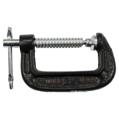 Струбцина з гвинтовим затиском "G" подібна YATO; l= 50 мм (2")