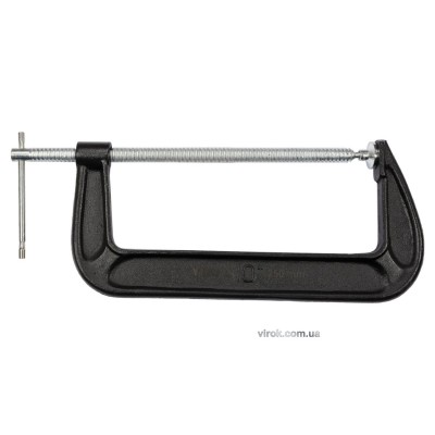 Струбцина з гвинтовим затиском "G" подібна YATO; l= 250 мм (10")