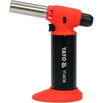 Горелка газовая (бутан) YATO YT-36726 (для нагрева; t= 1350 °С) Горелка газовая (бутан) YATO YT-36726 (для нагрева; t= 1350 °С)