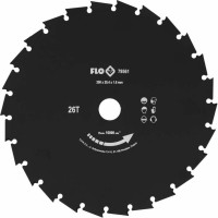 Диск режущий к бензокосе FLO 79561, (250 мм, крепежный Ø= 25,4 мм)