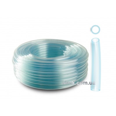 Шланг ПВХ однослойный бензо-маслоустойчивый POLIX 79V384 (0.05 МПа, Ø=12 мм, t=1.5 мм, l=50 м)